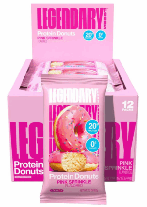 Legendary Foods Pink Sprinkle Protein Donuts 12ct